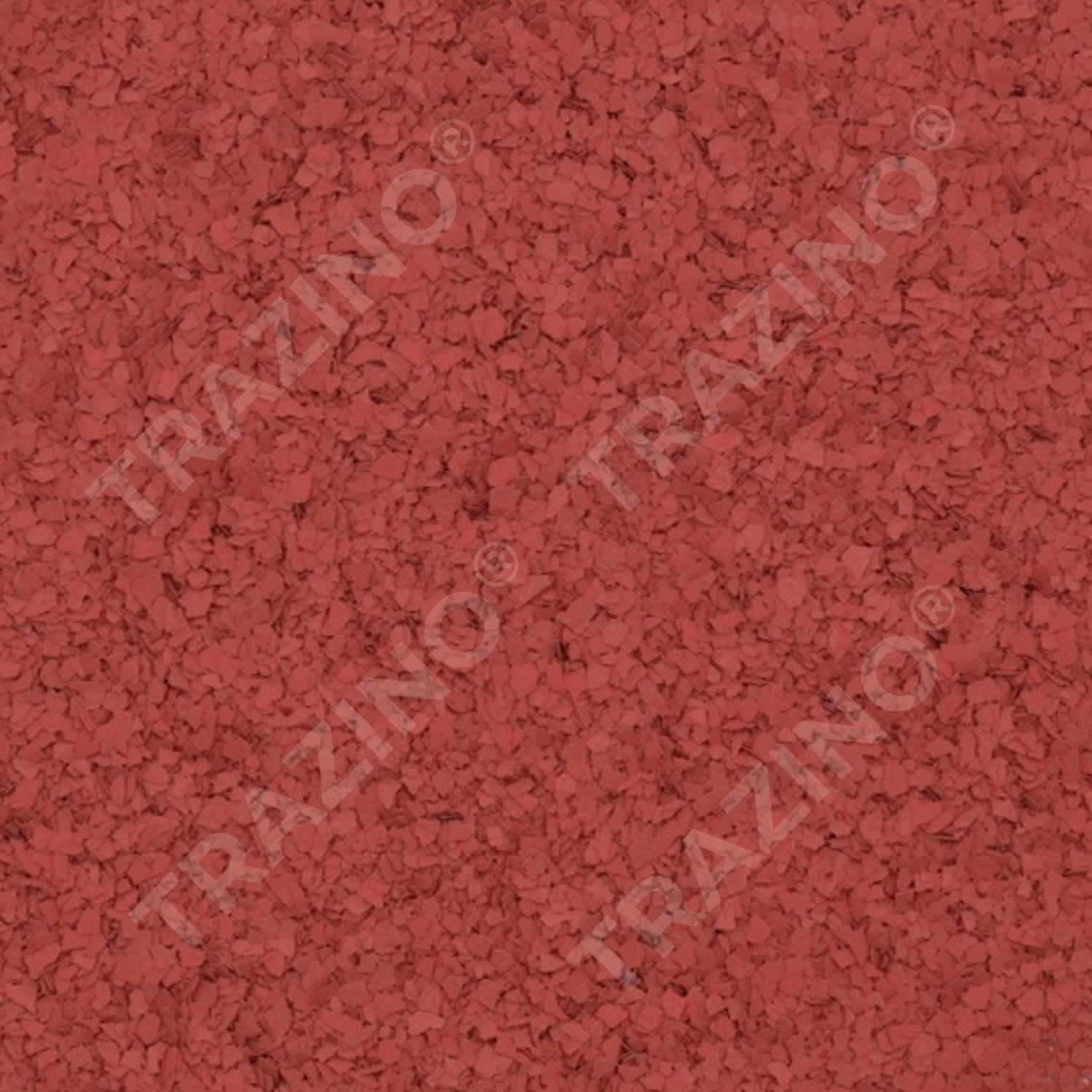 Trazino® Farbchips in Englischrot zum Einstreuen für Beschichtungen Trazino® Farbchips in Englischrot zum Einstreuen für Beschichtungen